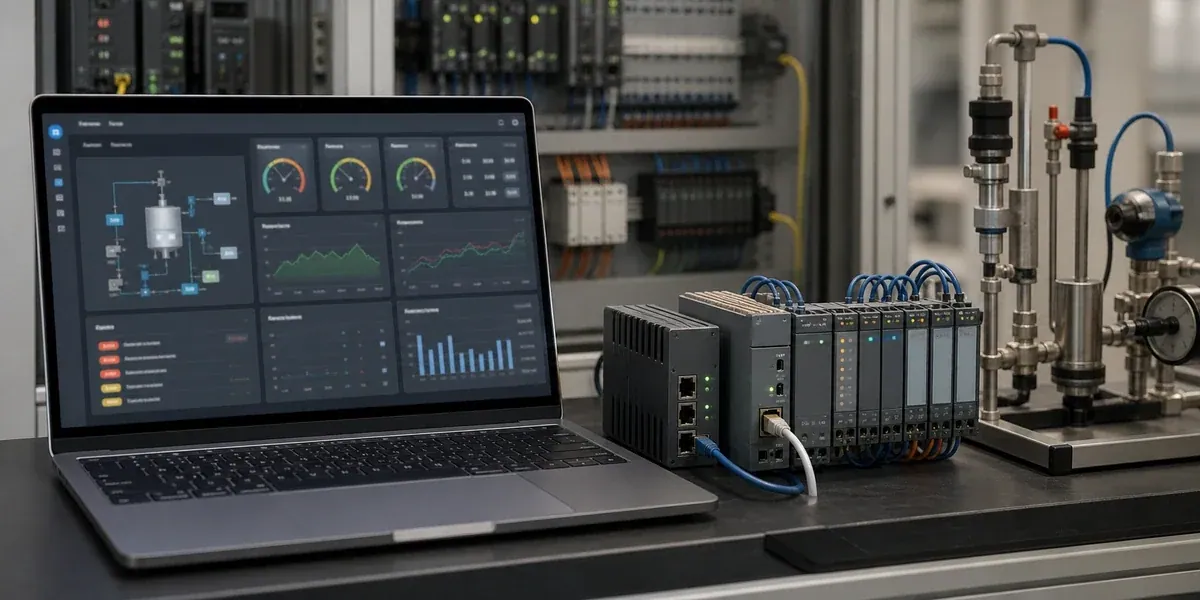 FUXA：基于 Web 组态的工业自动化SCADA/HMI过程可视化工具