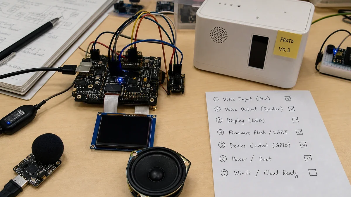 Tuya AI hardware validation bench
