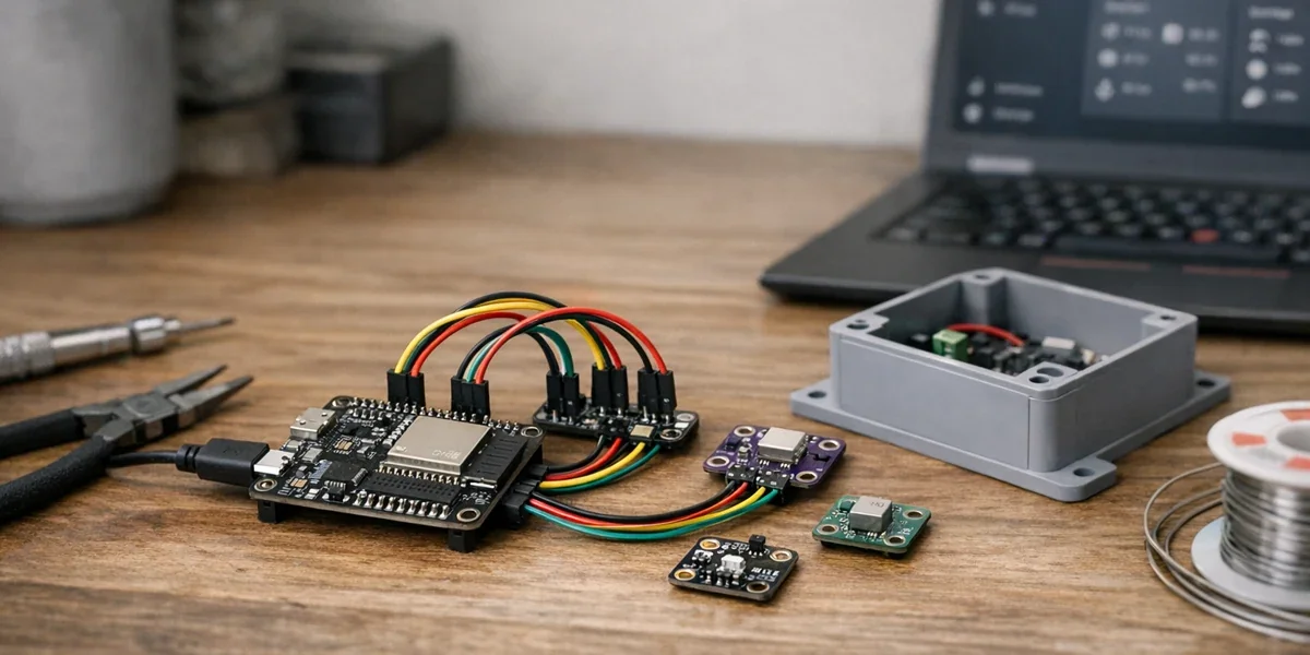 ESP32 多 I2C 环境传感器网关的部署场景